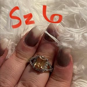 Jewel Scent Orange Swarovski ring